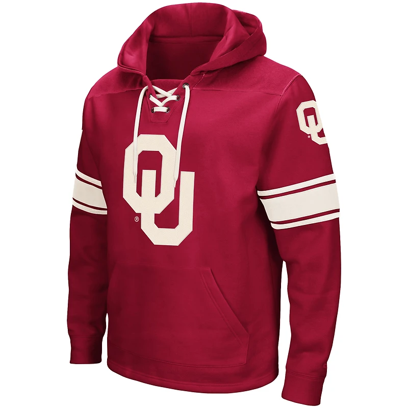 Sweat à capuche lacets Colosseum Crimson Oklahoma Sooners 2.0 pour hommes
