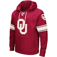 Sweat à capuche lacets Colosseum Crimson Oklahoma Sooners 2.0 pour hommes