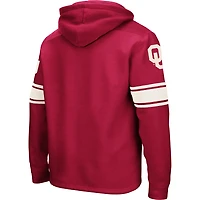 Sweat à capuche lacets Colosseum Crimson Oklahoma Sooners 2.0 pour hommes
