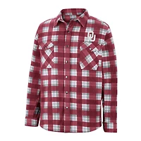 Veste Colosseum Crimson Oklahoma Sooners Ellis Full-Snap pour homme