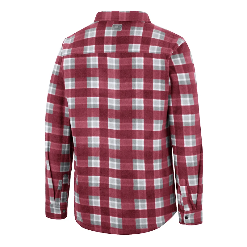Veste Colosseum Crimson Oklahoma Sooners Ellis Full-Snap pour homme