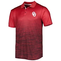 Men's Colosseum Crimson Oklahoma Sooners Marshall Polo