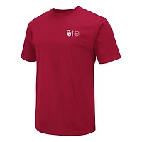 T-shirt d'appréciation militaire Colosseum Crimson Oklahoma Sooners OHT pour homme