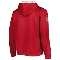 Men's Colosseum Crimson Oklahoma Sooners OHT Military Appreciation Team Color Pullover Hoodie