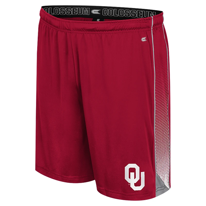Short en ligne Colosseum Crimson Oklahoma Sooners pour hommes