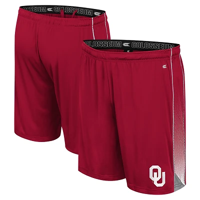 Short en ligne Colosseum Crimson Oklahoma Sooners pour hommes