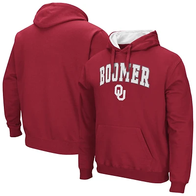 Sweat à capuche polaire Rally Cry pour homme Colosseum Crimson Oklahoma Sooners