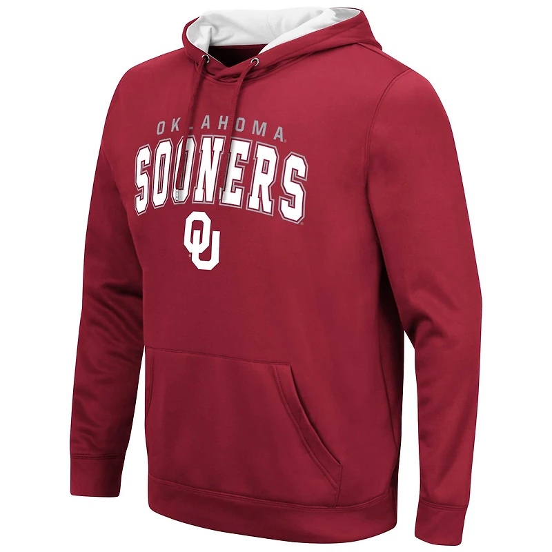 Pull à capuche Colosseum Crimson Oklahoma Sooners Resistance pour hommes