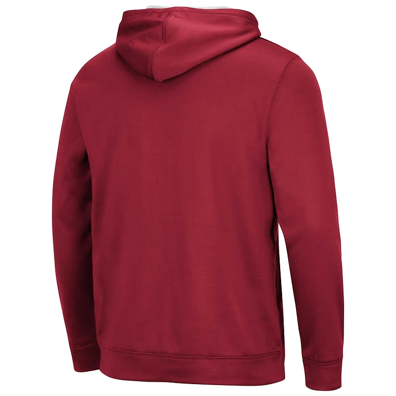Pull à capuche Colosseum Crimson Oklahoma Sooners Resistance pour hommes