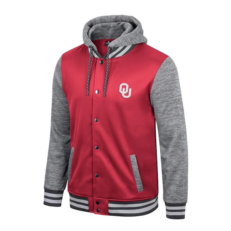 Colosseum Crimson Oklahoma Sooners Robinson Sweat à capuche pour homme