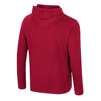 Sweat à capuche délavé Colosseum Crimson Oklahoma Sooners Simoleans pour homme