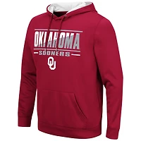 Sweat à capuche Colosseum Crimson Oklahoma Sooners Slash Stack 2.0 pour homme