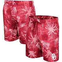 Men's Colosseum Crimson Oklahoma Sooners What Else is New Swim Shorts
