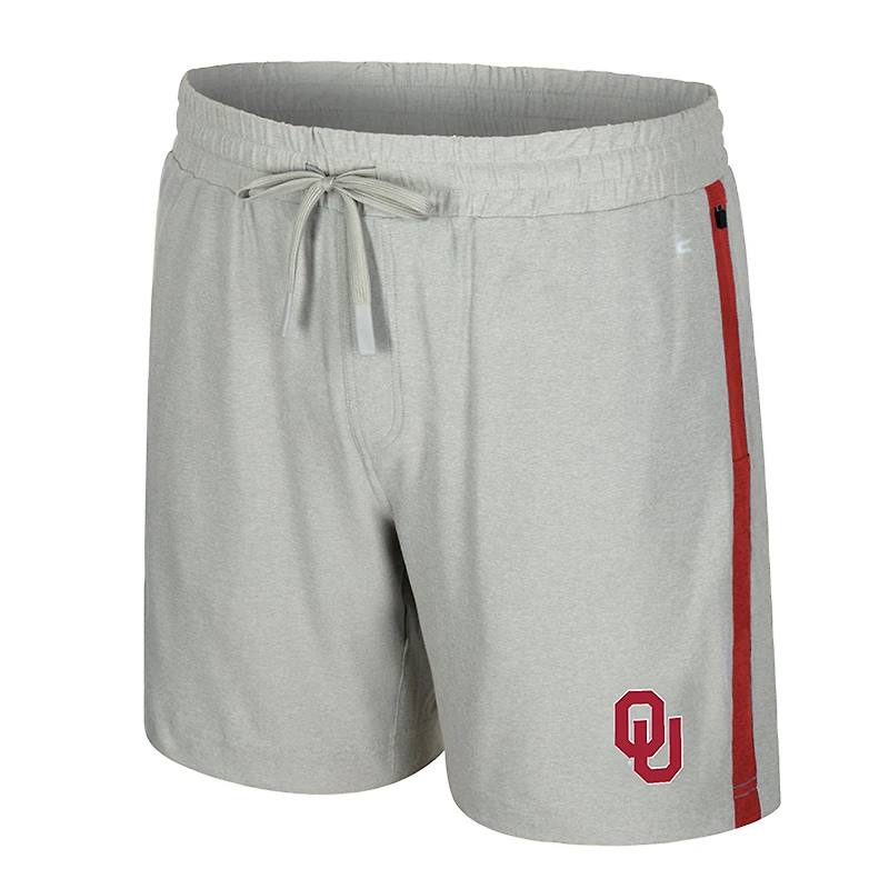Men's Colosseum Gray Oklahoma Sooners Mac Shorts