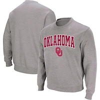 Sweat Colosseum Gris Chiné Oklahoma Sooners Arch & Logo Col Rond Homme