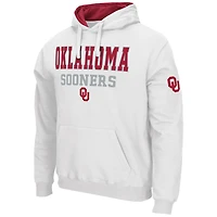 Men's Colosseum Crimson Oklahoma Sooners Sunrise Pullover Hoodie