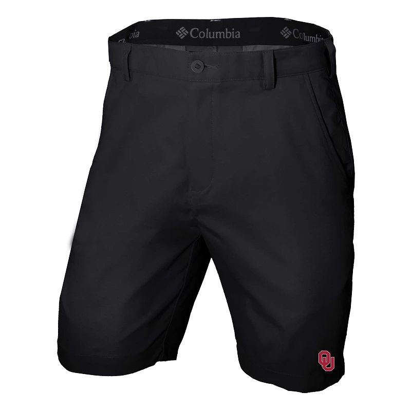 Short Omni-Wick Lie Angle noir Columbia pour homme des Sooners de l'Oklahoma