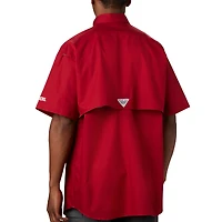 Chemise boutonnée Columbia Crimson Oklahoma Sooners Big & Tall Bonehead pour hommes