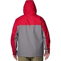 Veste à glissière complète Columbia Crimson Oklahoma Sooners Big & Tall Field Bound Omni-Tech™ pour homme
