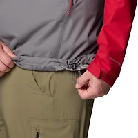 Men's Columbia  Crimson Oklahoma Sooners Big & Tall Field Bound Omni-Tech™ Full-Zip Jacket