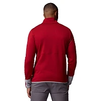 Men's Columbia Crimson Oklahoma Sooners Hike Omni-Wick Half-Zip Pullover