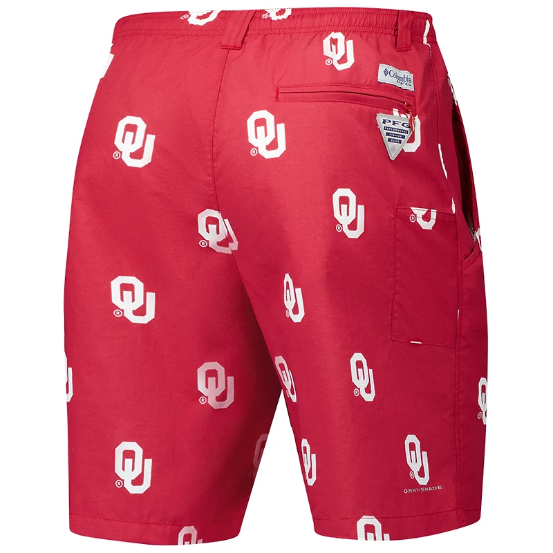 Short PFG Backcast™ III Omni-Shade™ pour homme Columbia Crimson Oklahoma Sooners