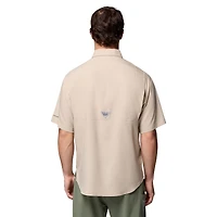 Chemise boutonnée Columbia Tan Oklahoma Sooners Tamiami Omni-Shade pour homme