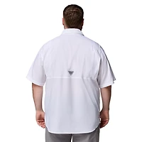 Chemise boutonnée Columbia blanche Oklahoma Sooners pour homme, grande taille, Tamiami Omni-Shade
