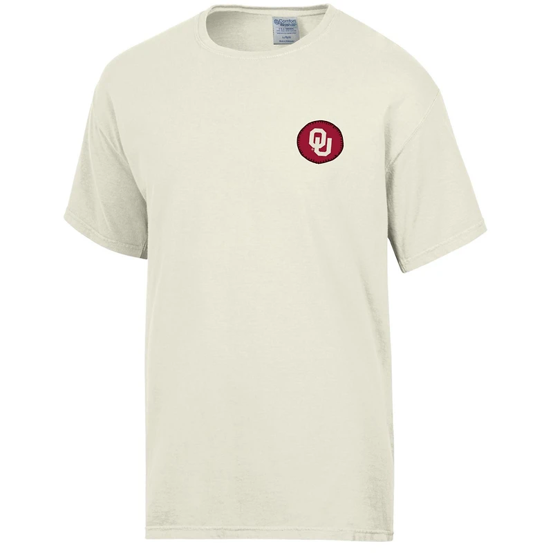 Men's Comfort Wash Cream Oklahoma Sooners Camping Trip T-Shirt