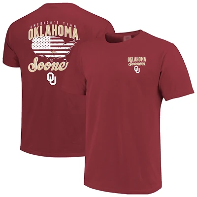T-shirt homme Crimson Oklahoma Sooners, l'équipe américaine