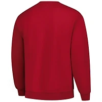 Sweat-shirt polaire pour homme Crimson Oklahoma Sooners, collection Fêtes