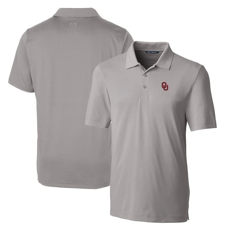 Polo extensible Forge gris Cutter & Buck pour homme des Sooners de l'Oklahoma, grandes tailles