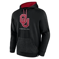 Sweat à capuche Fanatics noir pour homme, modèle Defender des Oklahoma Sooners