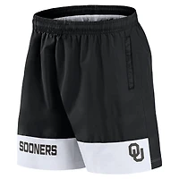 Men's Fanatics Black Oklahoma Sooners Elements Intensity Woven Shorts