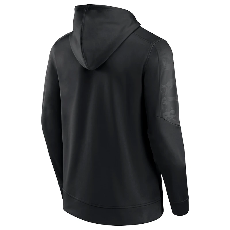 Men's Fanatics Black Oklahoma Sooners On The Ball Pullover Hoodie