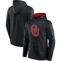 Sweat à capuche Fanatics noir pour homme, modèle Oklahoma Sooners On The Ball