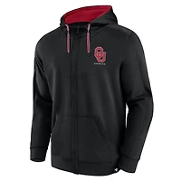 Sweat à capuche entièrement zippé Fanatics Crimson Oklahoma Sooners Power Index pour hommes