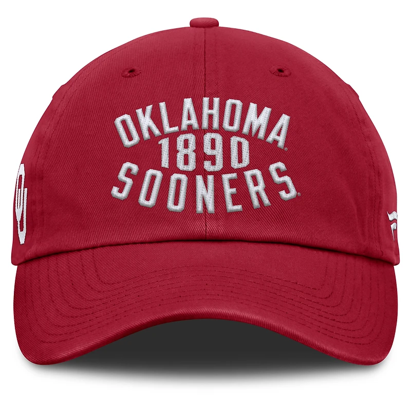 Casquette ajustable Archer des Oklahoma Sooners pour hommes Fanatics Crimson