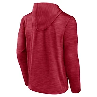 Men's Fanatics  Crimson Oklahoma Sooners Athlete Fleece Pullover Hoodie