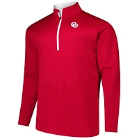 Haut à glissière quart de tour pour défenseur Fanatics Crimson Oklahoma Sooners Big & Tall hommes