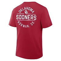T-shirt Fanatics Crimson Fastbreak des Oklahoma Sooners pour hommes
