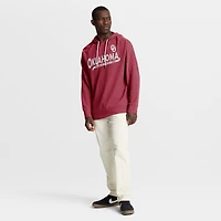T-shirt à capuche manches longues Premium Fanatics Crimson Oklahoma Sooners Hometown pour homme