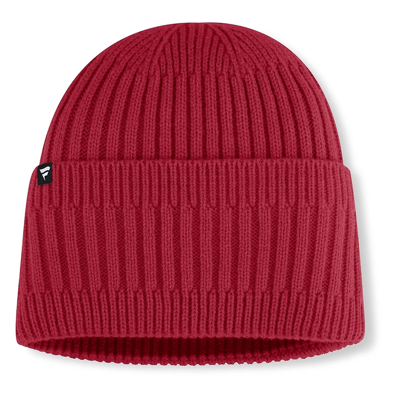 Bonnet en tricot à revers Revery pour homme, fanatiques, cramoisi, Oklahoma Sooners