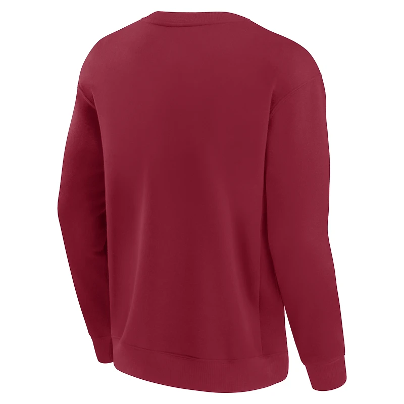 Men's Fanatics Crimson Oklahoma Sooners Unlimited Pullover Sweatshirt