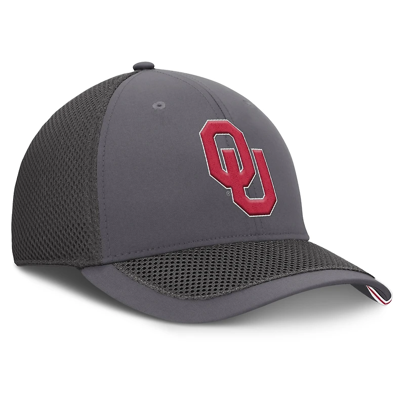 Men's Fanatics Gray Oklahoma Sooners Clincher Flex Hat