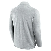 Veste à col montant et demi-zip pour homme Fanatics Grey Oklahoma Sooners