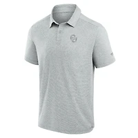 Men's Fanatics Gray Oklahoma Sooners Performance Polo