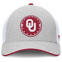 Men's Fanatics  Heather Gray Oklahoma Sooners Trigger Flex Hat