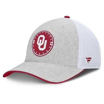 Men's Fanatics  Heather Gray Oklahoma Sooners Trigger Flex Hat