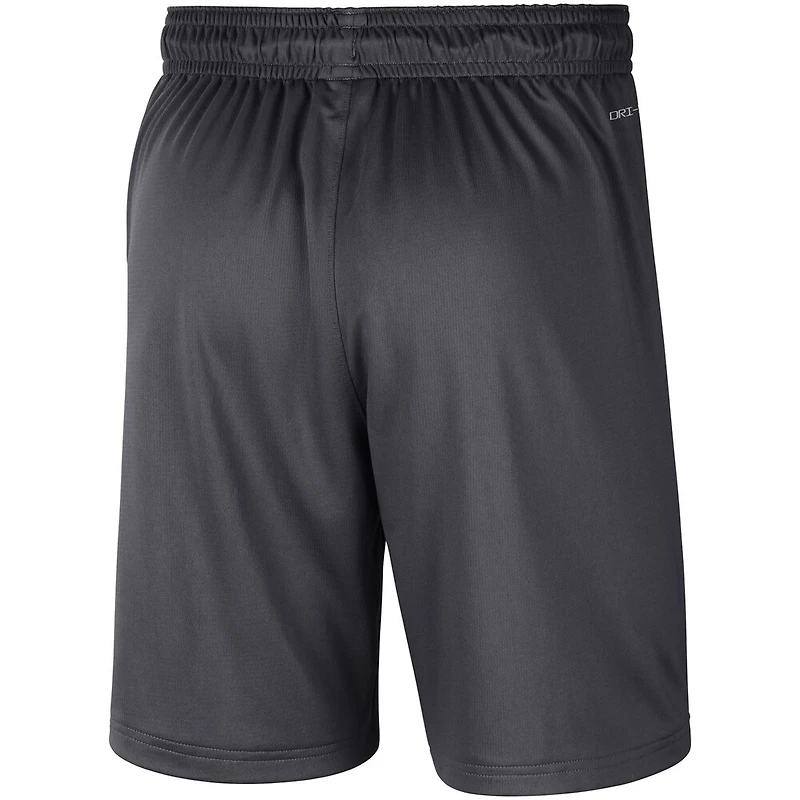 Men's Jordan Brand Anthracite Oklahoma Sooners Performance Knit Shorts